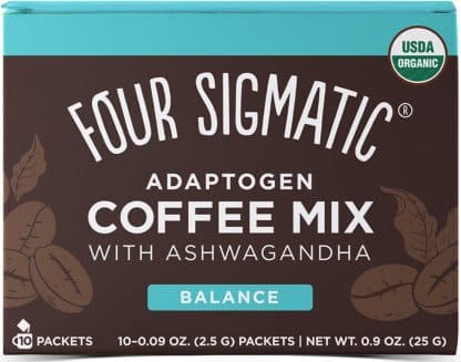 Adaptogen kaffe med ashwagandha, tulsi och chaga